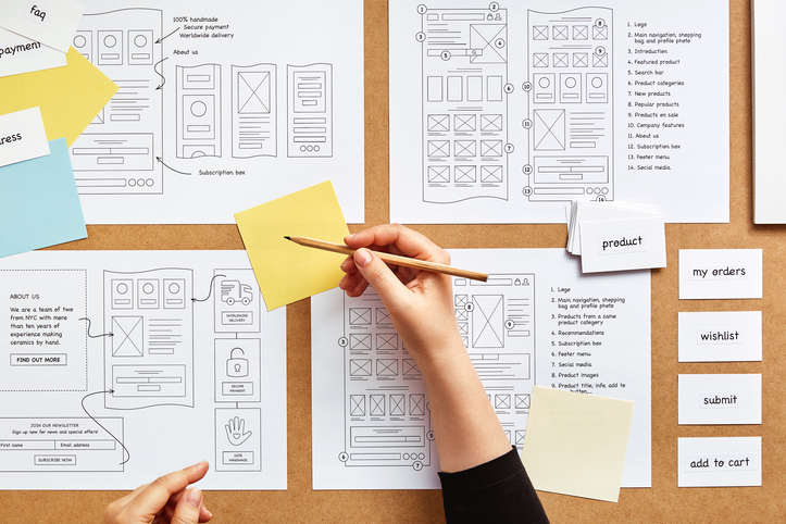 web UX designer project plan